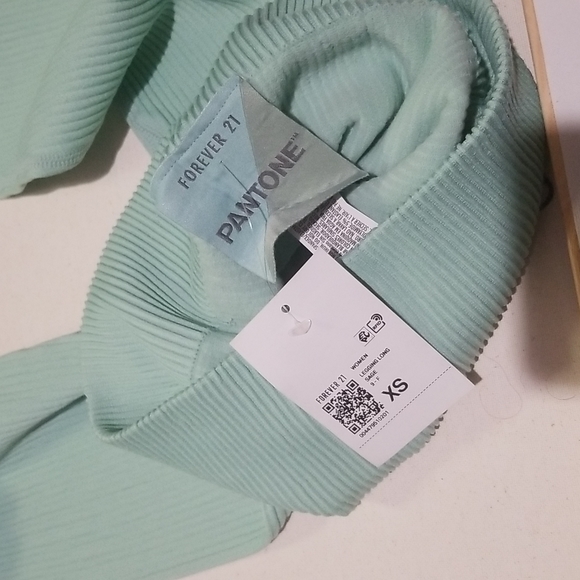 Forever 21 - Leggings, Size - XS, Color - light/tan blue - Picture 5 of 10